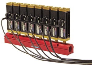 TracerVM Base Flow Meters assembled to a Smartflow aluminum manifold